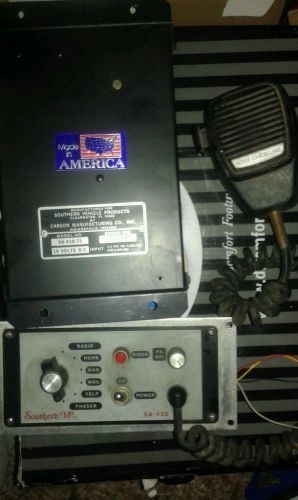 Vehicle Products Siren Amplifier SA-430-73F, with control head , and harness