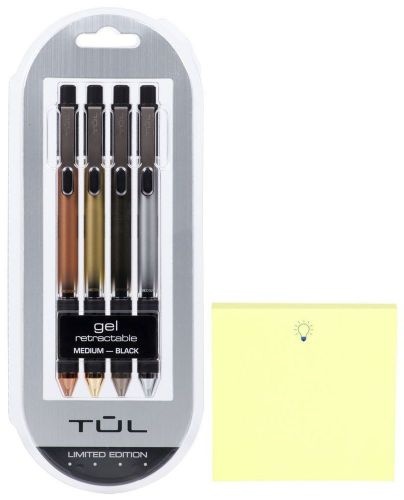 Tul Rollerball Metal Pen Limited Edition Rose Gold 1.0mm Medium Black Ink