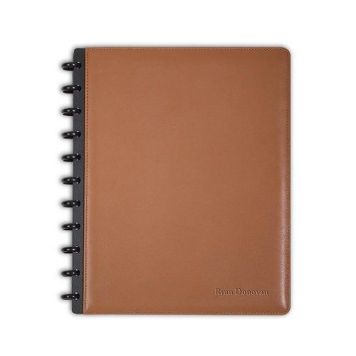 Levenger Circa Leather Foldover Notebook, Letter, Saddle (AL8390 SA LTR NM)