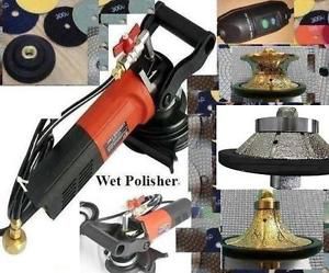 Wet polisher 1/2&#034; 13mm full bevel demi bullnose router polishing 18 pad granite for sale