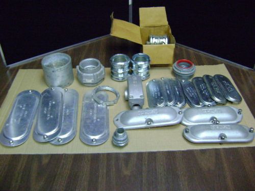 MIXED LOT OF CONNECTORS AND MORE LOOK  MISC LOT 24 PIECES