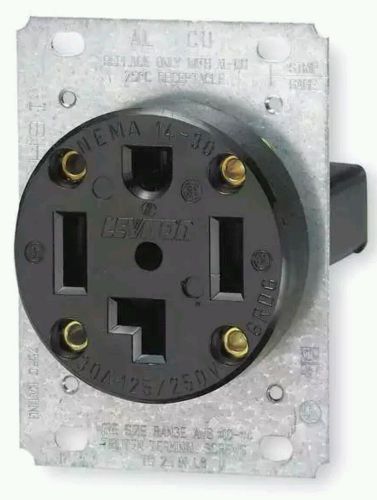 NEW LEVITON 278 Receptacle, 30A, 125/250V, 14-30R, 3P, 4W, 1PH SHIPS FREE