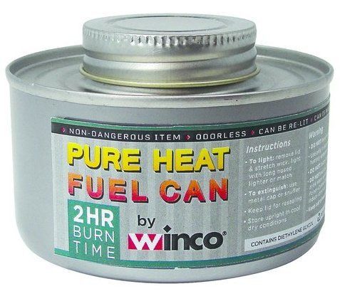 Winco C-F2, Winco C-F2, Chafing Fuel, 2 hour, twist cap, 24-Piece Box,