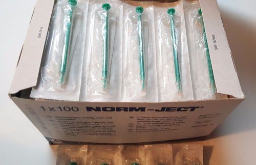 Syringe, 1ML, Luer Slip Norm-Ject 1 X 100 Henke Sass Wolf CG-3080-01, 100 Pk