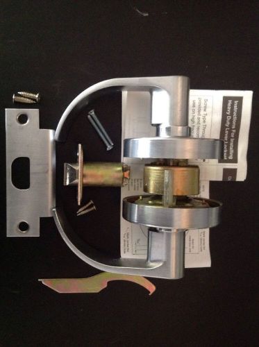 Passage satin chrome grade 2 commercial  door lock lever left right hand lockset for sale