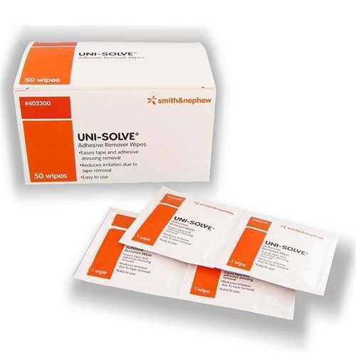 Smith And Nephew Uni-Solve Adhesive Remover Wipes - 50 ct