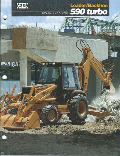 Equipment Brochure - Case - 590 Turbo - Loader Backhoe - 1993  (E2972)