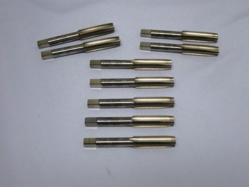 Lot of 9 union butterfield hss taps 4 flute 7/16-20 nf 10-10076 #1500 for sale
