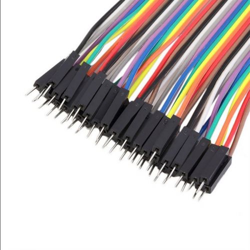 40X Utility 2.54mm Dupont Wire Male to Female 1P-1P Jumper Cable For Breadboard