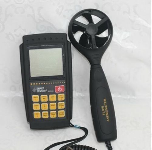 Smart Sensor AR856 Air Flow Wind Speed Anemometer+IR Thermometer
