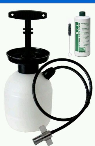 Kegco Bf Kpck32 Deluxe Hand Pump Pressurized Keg Beer Cleaning Kit With 32 Oz C