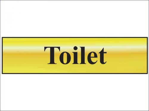 Scan - Toilet - Polished Brass Effect 200 x 50mm