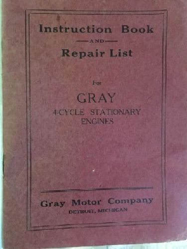 GRAY GAS ENGINE MANULE