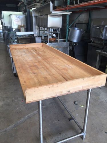 Boos Block Butcher/Bakery table 7 ft. in great conditon