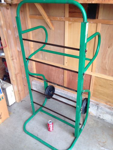 Used Greenlee model 911 large capacity wire reel spool cart