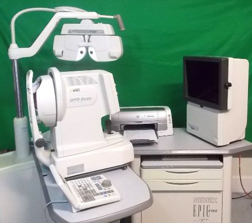 Marco Epic 2100 Refraction System with Nidek OPD Scan 10000 ARK Topographer
