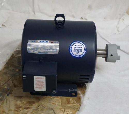 NEW LEESON GP MOTOR 3 HP G130000.00 C182T17DB33B 1760 RPM 208-230V &amp; 408V   K362