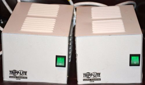 TRIPP LITE 500W Isolation Transformer Hospital Grade IS500HG - Pair of 2