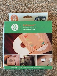 Guided Products ReSleeve 100% Recycled Cardboard CD Sleeve, 25 Pack New