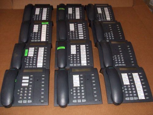 Lot of (12) Siemens OptiPoint 500 Basic Mangan Phones Business Office Telephones