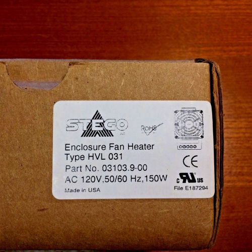 STEGO ENCLOSURE FAN HEATER HVL 031 NO. 03103.9-00 120VAC 50/60Hz 150W