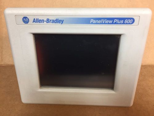 Allen-Bradley Panel View 600 Plus 2711-T6C20D With module 2711P-RN8