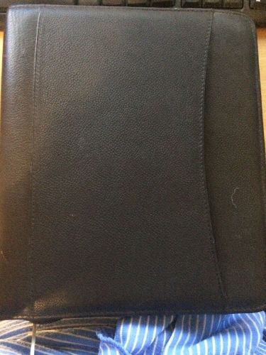 Franklin Covey Black Planner 9 X 10 Seven 1 1/2 Inch Rings