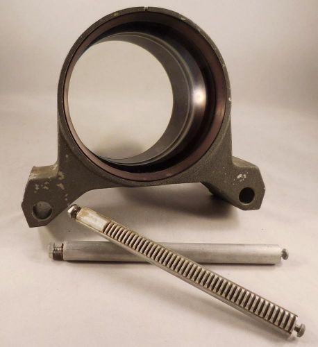 American Optical Delineascope HS Opaque 3525 E.F.L Projector Lens &amp; Rail Guides.