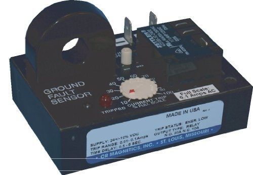 CR Magnetics CR7310-EH-120-.01.1-B-CD-ELR-I Ground Fault Sensor Relay with