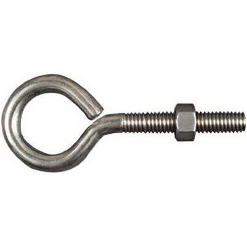 Stanley National Hardware 2161BC 3/8&#034; x 4&#034; Eye Bolt w/Hex Nut in Stainless Steel