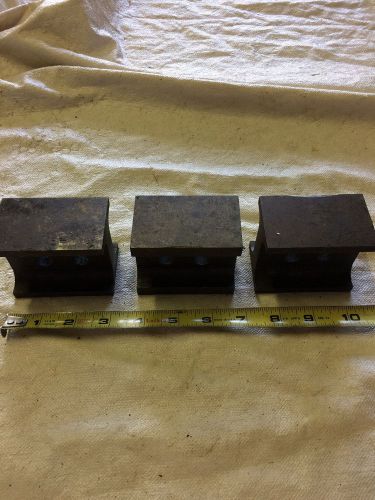 3  machinist tool tooling parallel blocks lathe milling mill 3&#034; x 2 1/4&#034; x 2&#034; for sale