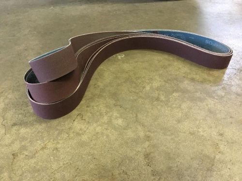 2&#034;x 72&#034; 36 grit sanding belts aluminum oxide (4pcs) for sale