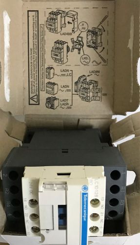 New in box square d lc1d128bd : contactor 600vac 12amp iec telemecanique for sale