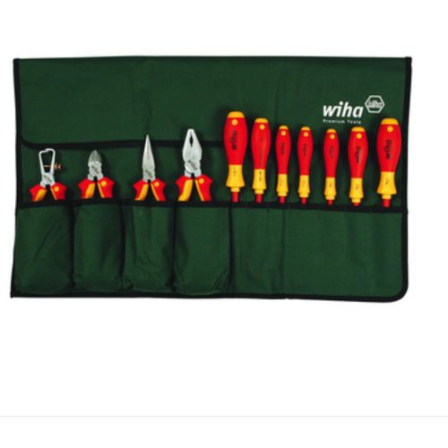 Wiha 11pc insulated plier and screwdriver set for sale