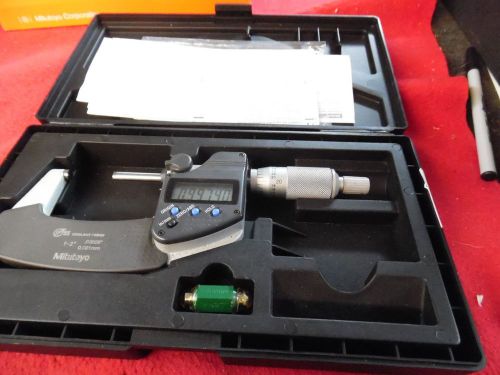 Coolant Proof Digimatic Micrometer, Mitutoyo, 293-345-30 Machinist/CNC Tool