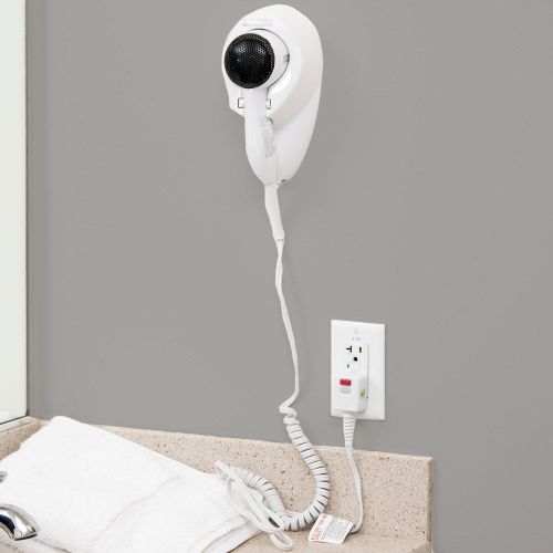 Hamilton Beach 8250 Hair Dryer Wall Mount Two Speeds 1500W Commerical 6 ft cord