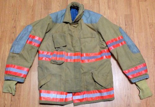 Vintage globe firefighter bunker turnout jacket  40 x 32 1996 for sale