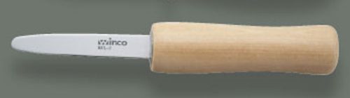 1 pc winco oyster clam knife blade 2-7/8&#034; high carbon steel wood handle kcl- 2 for sale