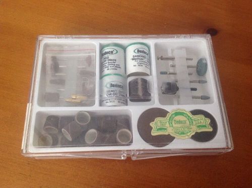 NEW Dedeco rotary tool accessory kit fits Dremel &amp; others 130+ piece kit