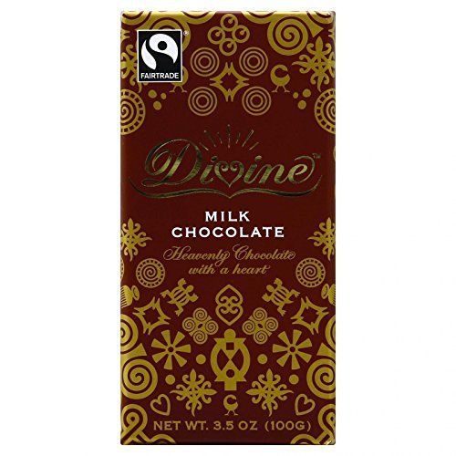 Divine Chocolate Milk Chocolate, 3.5-Ounce (Pack of 10) ( Value Bulk Multi-pack)