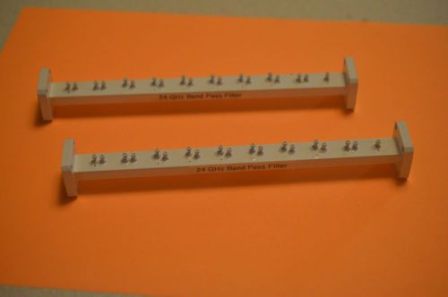 Wave Guide 24 GHz Band Pass Filter 6 &amp; 7/8 inches long New unused condition