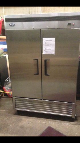 NEW 2 Door Freezer Commercial Stainless Steel NSF Reach In Atosa 8002 #1086