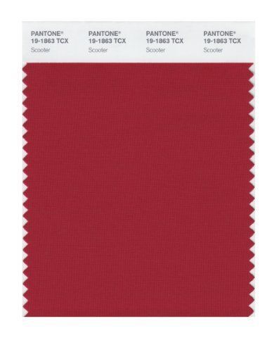 Pantone 19-1863 TCX Smart Color Swatch Card, Scooter