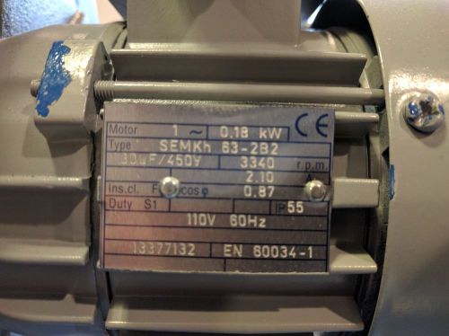 VENTUR RING COMPRESSOR FAN BLOWER 110 v 60 hz 0.18kW 1~ MPT-25S