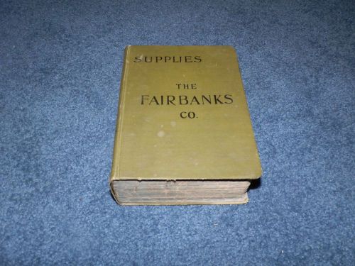 Antique 1906 Fairbanks Catalog Stationary Engine Steam Whistle Railroad Parts NR