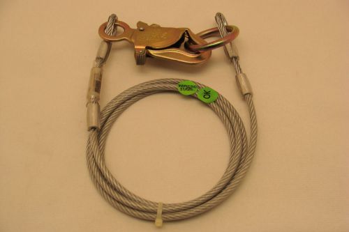 Reliance lanyard (8ft) cable positioning 1/4&#034; galv o ring &amp; hook part # 714008 for sale