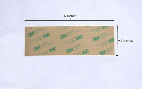 3M 468MP Double Sided Tape, Temperature, Waterproof, 2&#034;x6&#034; Strips, Transfer Tape