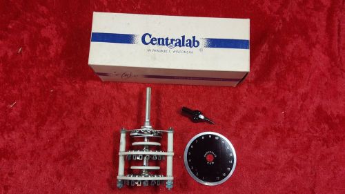 NOS Centralab JV-9005 2 POL 2-17 POS Non-Shorting Rotary Switch