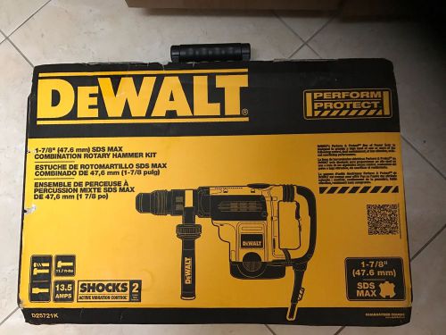 DEWALT D25721K 1-7/8-Inch SDS Max Rotary Hammer with Shocks and 2-Stage Clutch