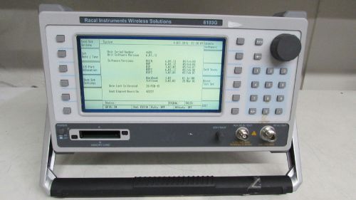 Racal Instruments 6103G Digital Radio Test Set, 15, 09 and Encryption Option 10